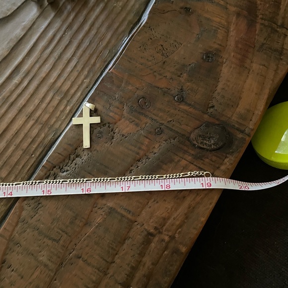 Sterling Silver 925 chain necklace with a cross - Picture 5 of 9